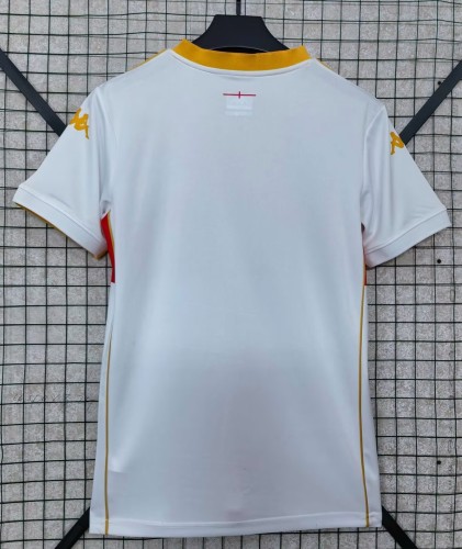 25-26 Genoa Away Fans Soccer Jersey 1:1 Thai Quality