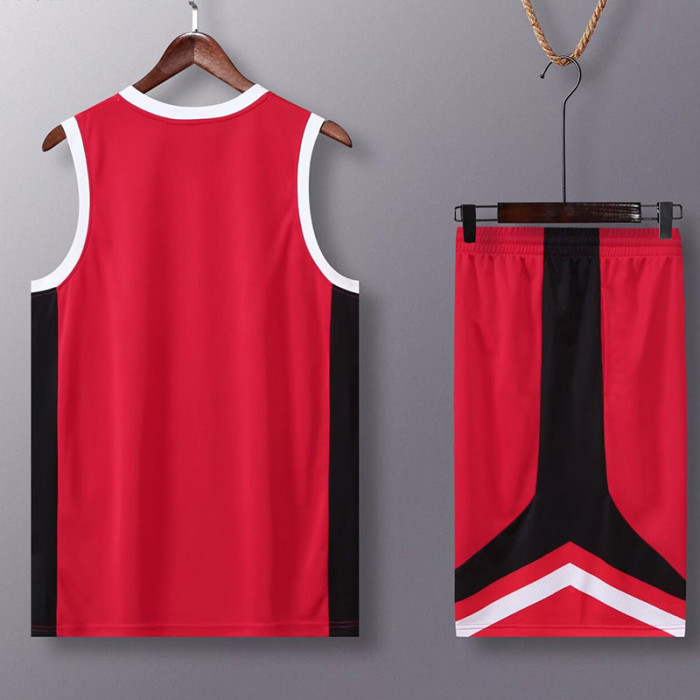 #AK8348 Red Children's Vest suit (Customizable)