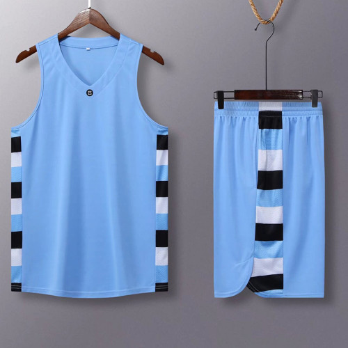 #AK8386 Light blue Children's Vest suit (Customizable)