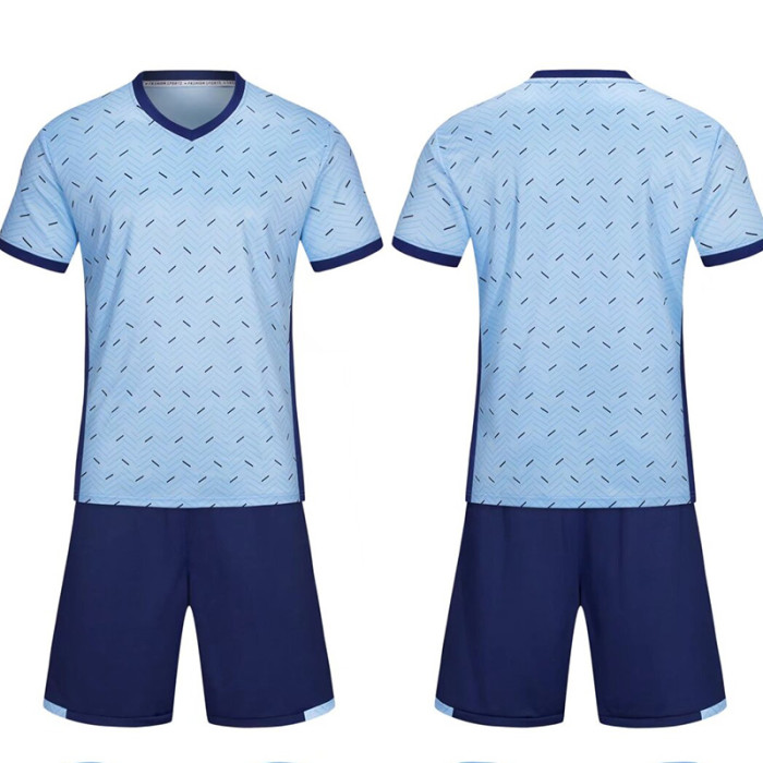 #AK62126 Light blue Children's Shor SportSwear (Customizable)
