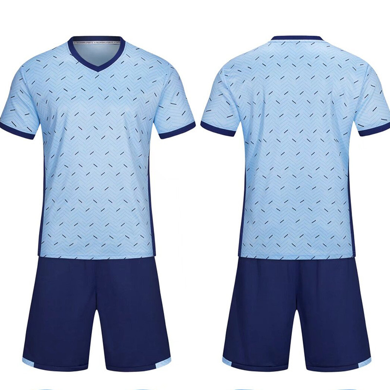 #AK62126 Light blue Children's Shor SportSwear (Customizable)