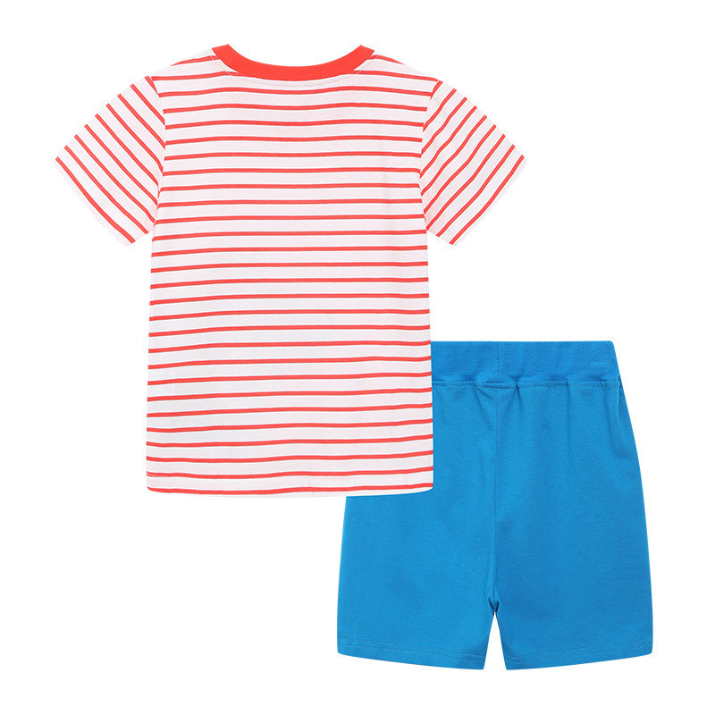 Children's T-shirt shorts set Pink Blue #024
