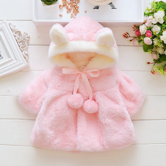 Children's Pink clothing infant autumn and winter new children's cotton padded clothes #UK023