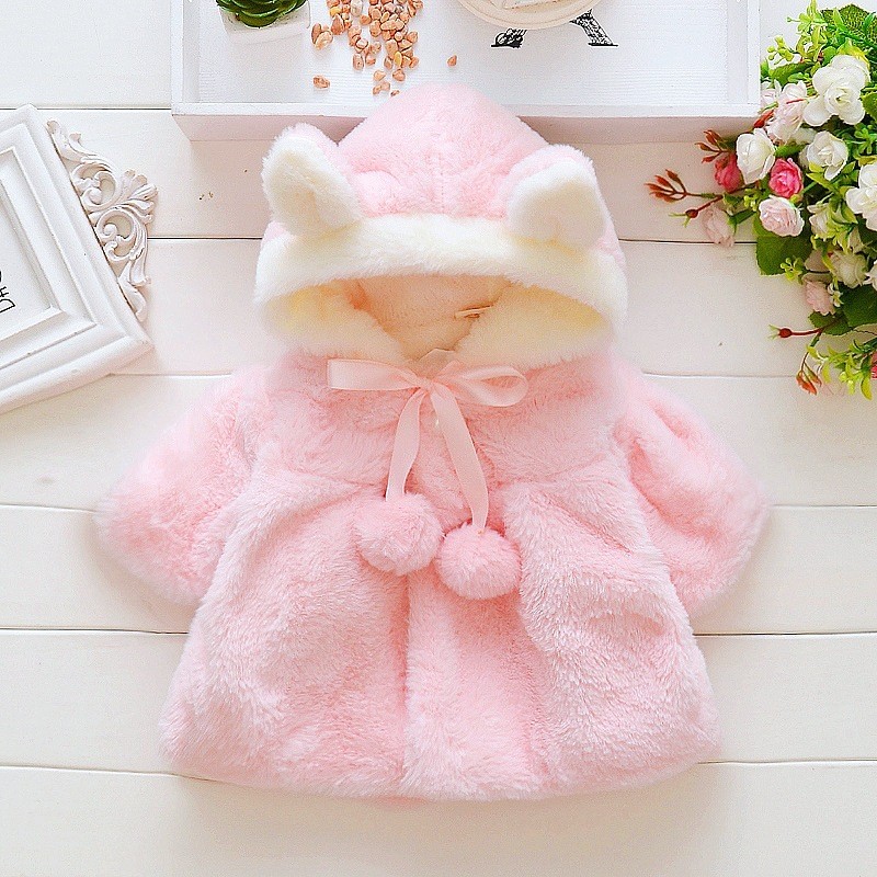 Children's Pink clothing infant autumn and winter new children's cotton padded clothes #UK023