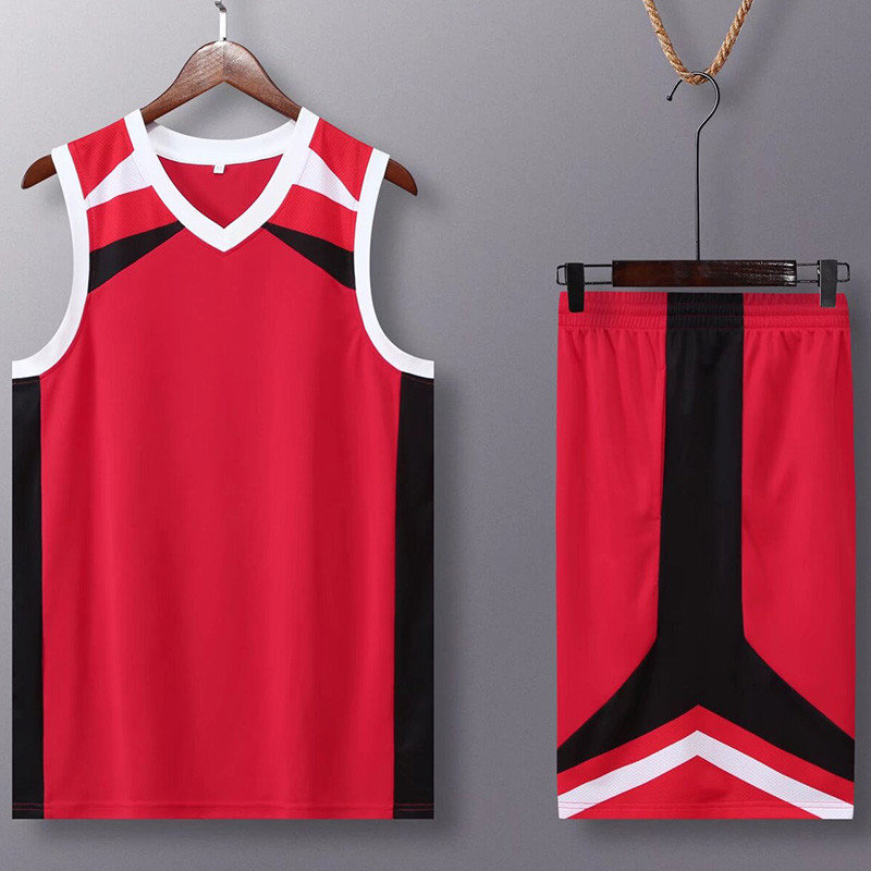 #AK8348 Red Children's Vest suit (Customizable)