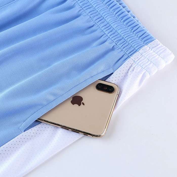 #AK8348 Light blue Children's Vest suit (Customizable)