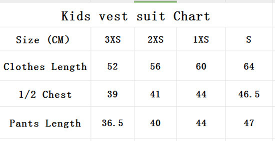 #AK8348 Blue Children's Vest suit (Customizable)