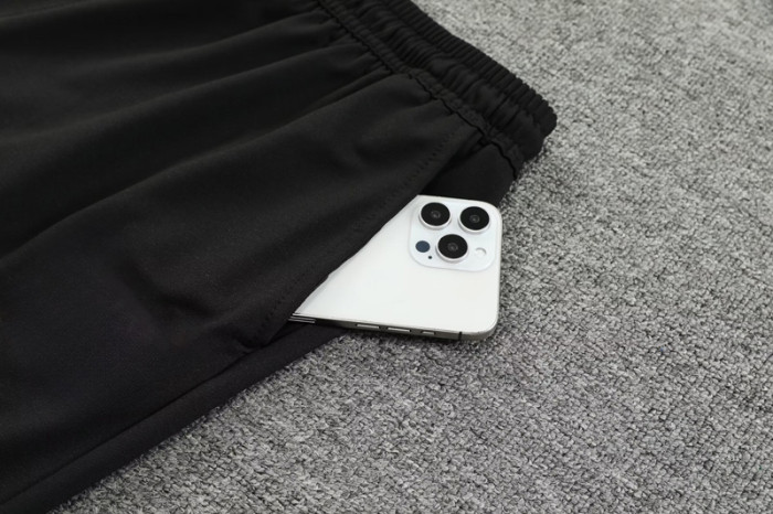 #AKH01 Black Children's Short Suit (High Quality) (pure cotton yarn)