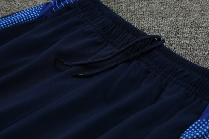 #AHP33 Fancy blue Children's Half Pull Tracksuit Long Suit (High Quality)