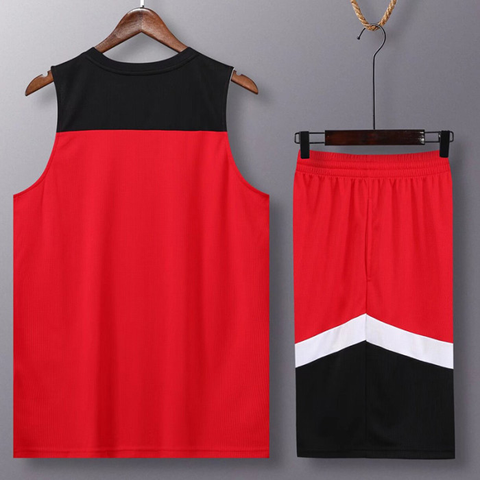 #AK8386 Red Children's Vest suit (Customizable)