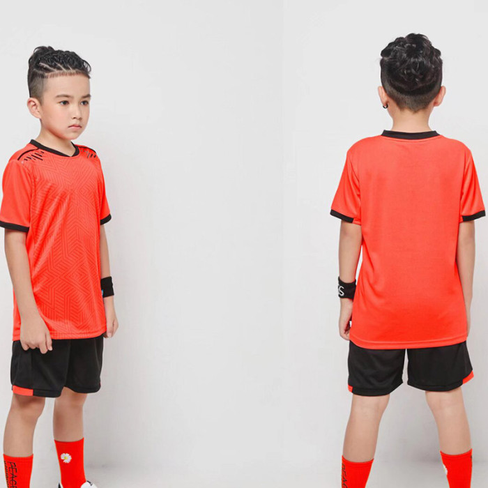 #AK9209 Red Children's Shor SportSwear (Customizable)