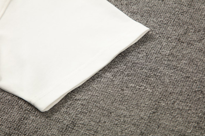 #AKH01 White Children's Short Suit (High Quality) (pure cotton yarn)