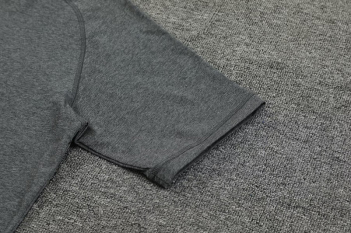 #AKH01 Dark gray Children's Short Suit (High Quality) (pure cotton yarn)