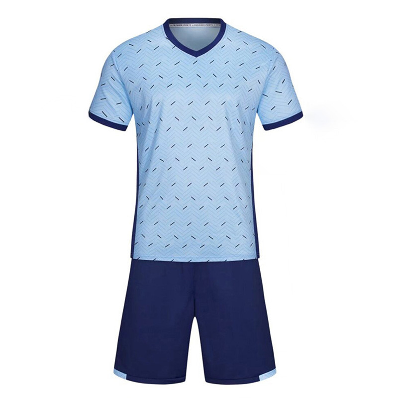 #AK62126 Light blue Children's Shor SportSwear (Customizable)