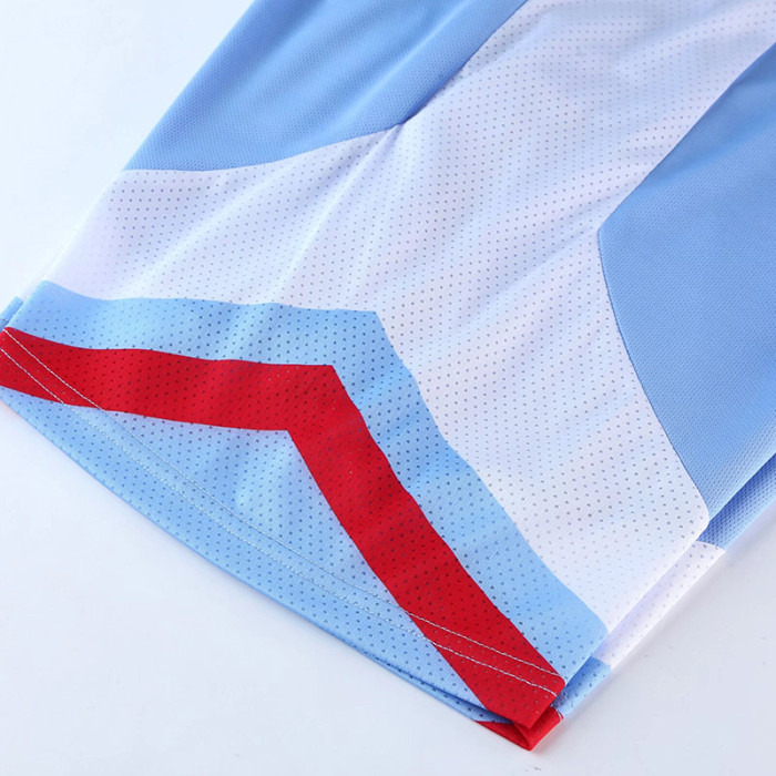 #AK8348 Light blue Children's Vest suit (Customizable)