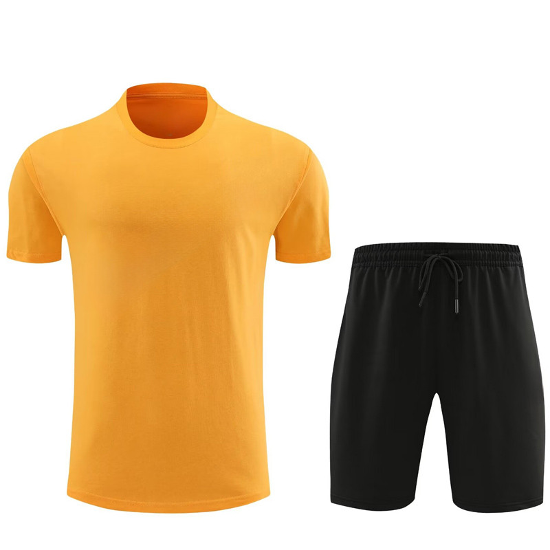 #AKH01 Orange Children's Short Suit (High Quality) (pure cotton yarn)