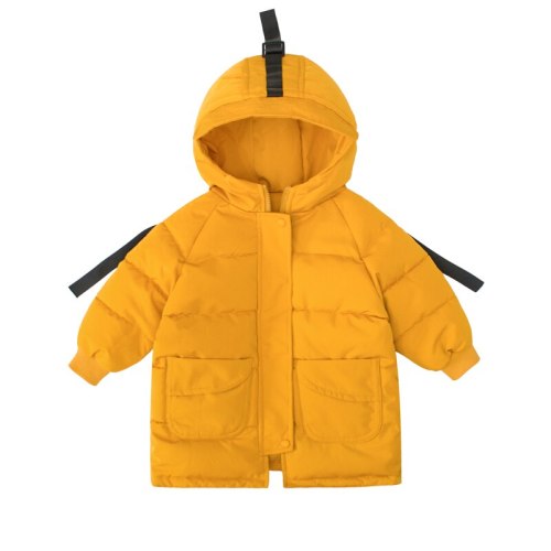 #CC01 Children's Yellow Cotton Coat