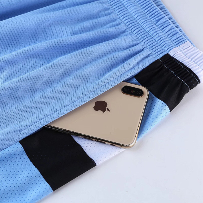 #AK8386 Light blue Children's Vest suit (Customizable)