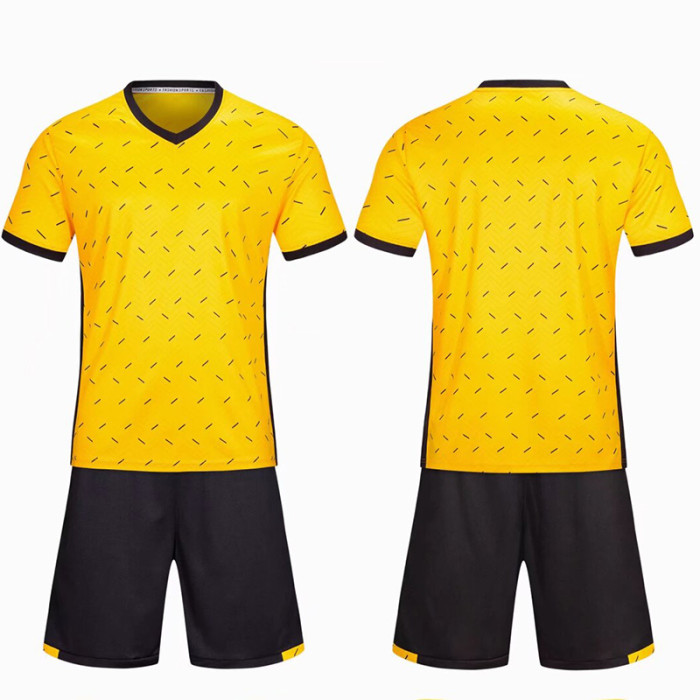 #AK62126 Yellow Children's Shor SportSwear (Customizable)
