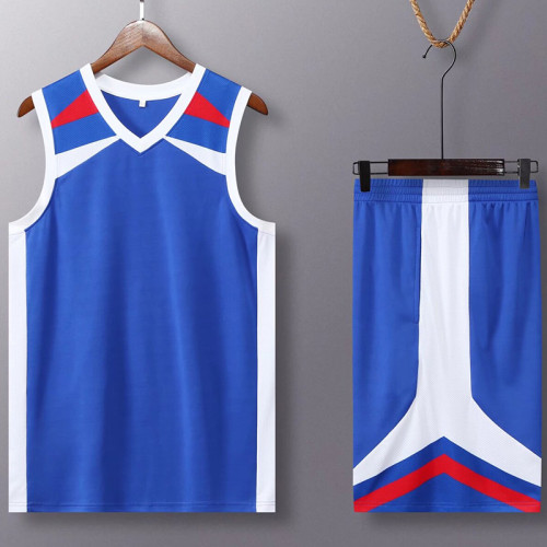 #AK8348 Blue Children's Vest suit (Customizable)