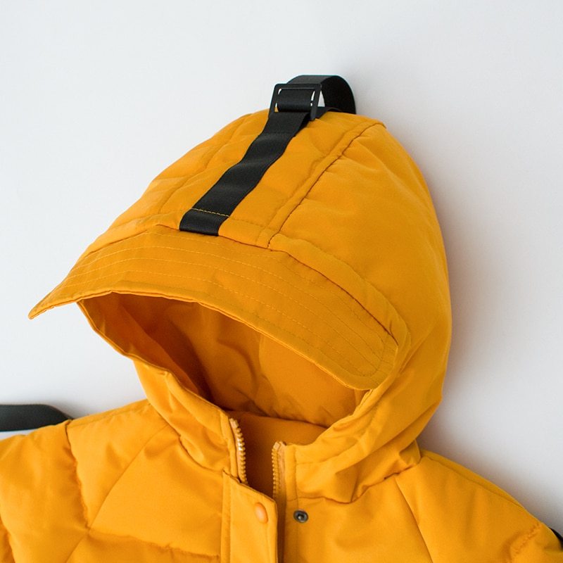#CC01 Children's Yellow Cotton Coat