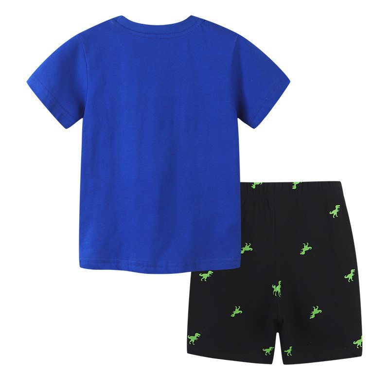 Children's T-shirt shorts set  Blue #029