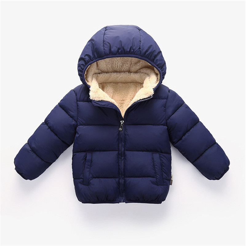 Children's royal blue fleece padded clothes #CD01