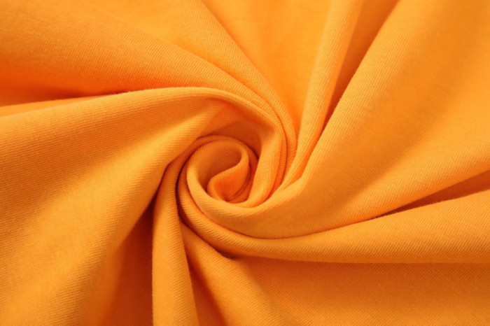 #AKH01 Orange Children's Short Suit (High Quality) (pure cotton yarn)