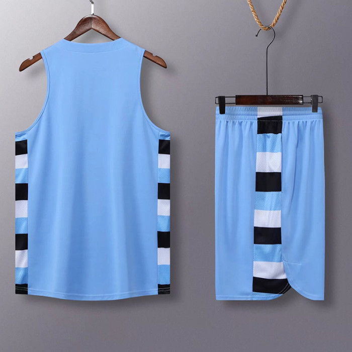 #AK8386 Light blue Children's Vest suit (Customizable)