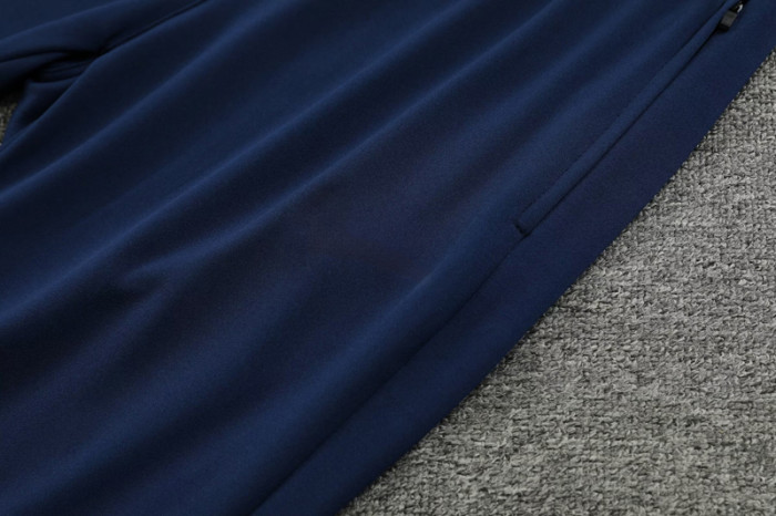 #AHP01 Royal blue Children's Half Pull Tracksuit Long Suit (High Quality)