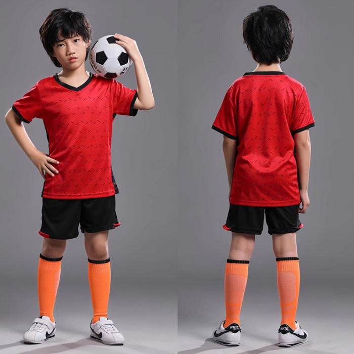 #AK62126 Red Children's Shor SportSwear (Customizable)