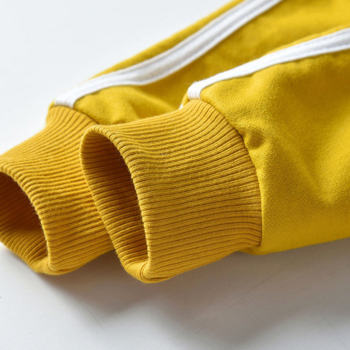 Children's hoodie and pants Yellow #PU003