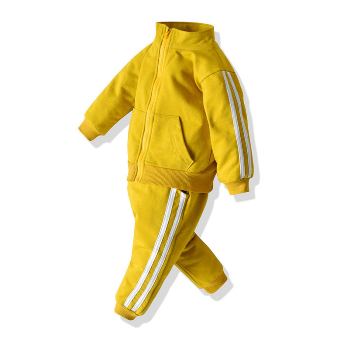 Children's hoodie and pants Yellow #PU003