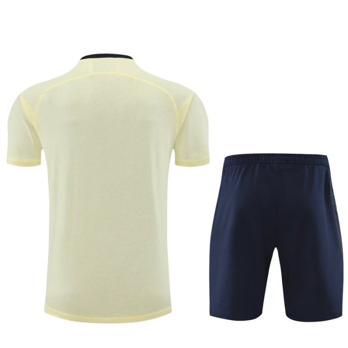 #AKH01 Khaki Children's Short Suit (High Quality) (pure cotton yarn)