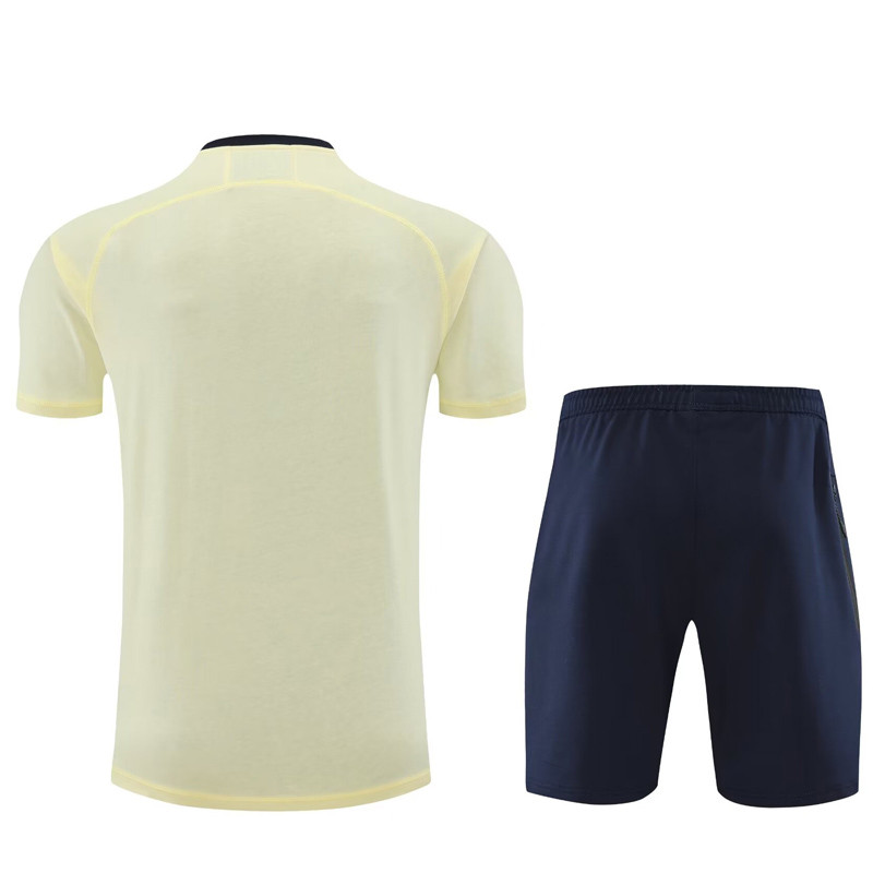 #AKH01 Khaki Children's Short Suit (High Quality) (pure cotton yarn)