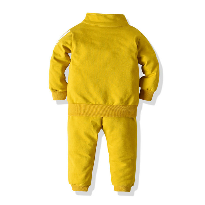 Children's hoodie and pants Yellow #PU003