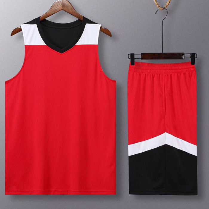 #AK8386 Red Children's Vest suit (Customizable)