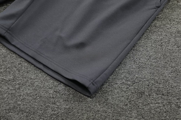 #AKH01 Dark gray Children's Short Suit (High Quality) (pure cotton yarn)