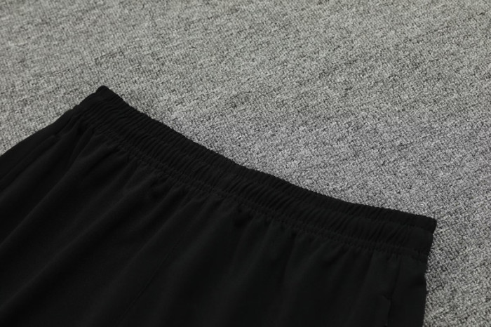 #AHP01 Black Children's Half Pull Tracksuit Long Suit (High Quality)