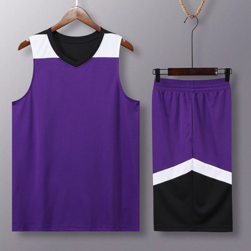 #AK8386 Purple Children's Vest suit (Customizable)