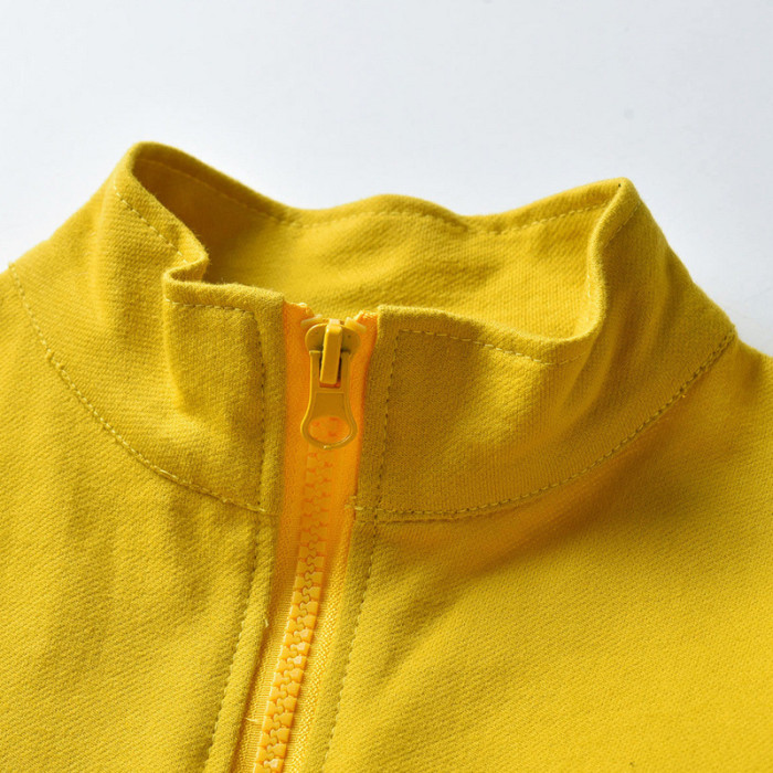 Children's hoodie and pants Yellow #PU003