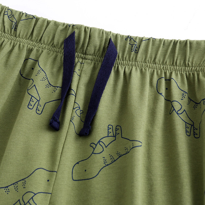 Children's T-shirt shorts set  Dark Blue #028