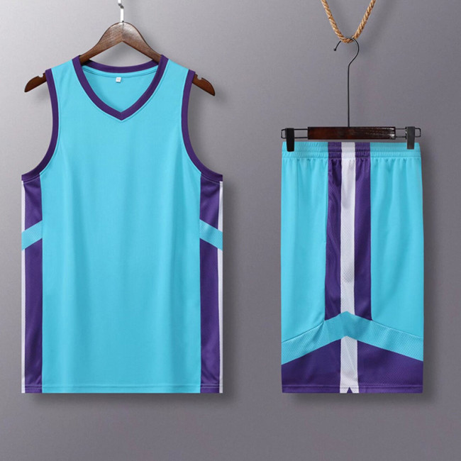 #AK8389 Light blue Children's Vest suit (Customizable)