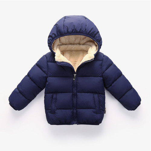 Children's royal blue fleece padded clothes #CD01