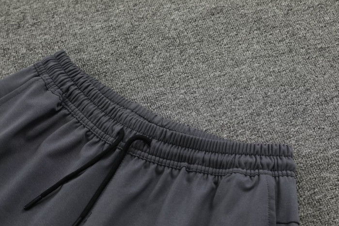 #AKH01 Dark gray Children's Short Suit (High Quality) (pure cotton yarn)