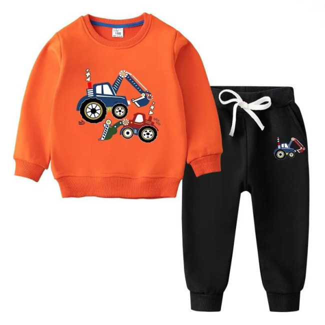 Children's Sports Suit plus fleece #P001