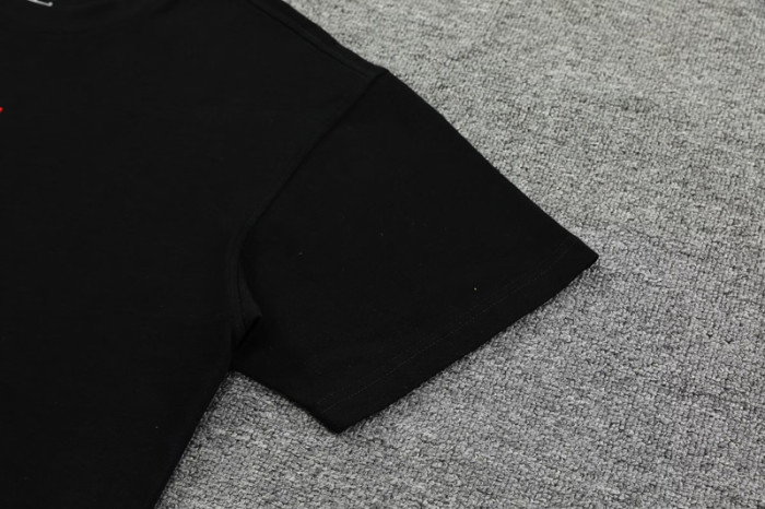 #AKH01 Black Children's Short Suit (High Quality) (pure cotton yarn)