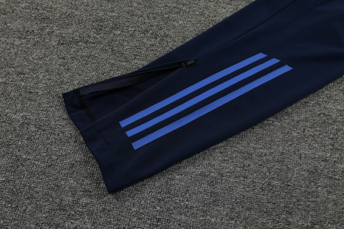 #AHP33 Fancy blue Children's Half Pull Tracksuit Long Suit (High Quality)