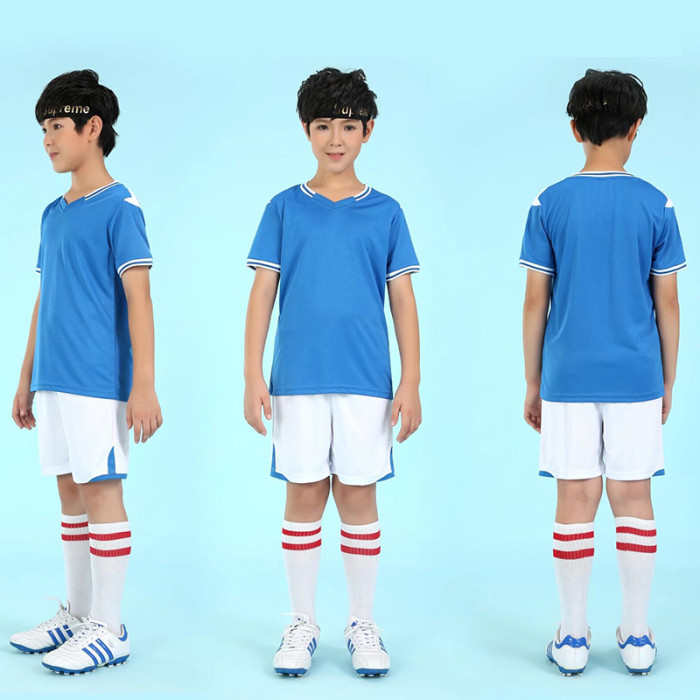 #AK6298 Blue Children's Shor SportSwear (Customizable)