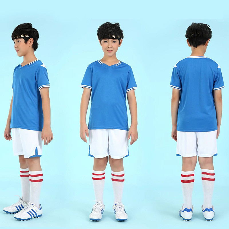 #AK6298 Blue Children's Shor SportSwear (Customizable)